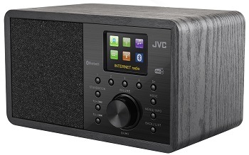 Internetový radiopřijímač s DAB+ JVC RA-E814B černé Internetové rádio s DAB+ JVC RA-E814B, černá