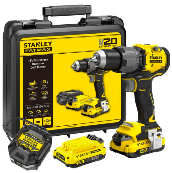 Vrtací šroubovák Stanley FatMax SFMCD726D2K-QW (s baterií)