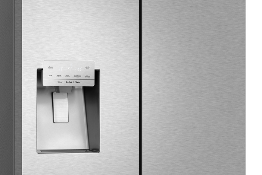 Americká chladnička Hisense RQ760N4SASE, nerez, dávkovač vody a ledu