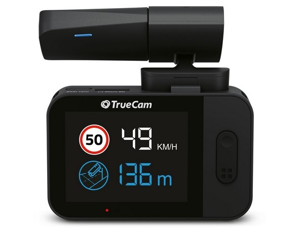 Autokamera TrueCam M7 GPS Dual (s hlášením radarů) černá Autokamera TrueCam M7 GPS Dual (s hlášením radarů) černá