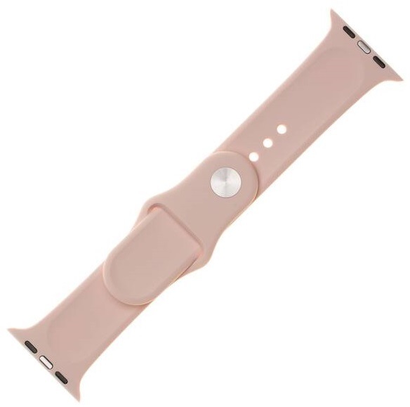 Řemínek FIXED Silicone Strap na Apple Watch 42/44/45/49 mm růžový Řemínek FIXED Silicone Strap na Apple Watch 42/44/45/49 mm růžový