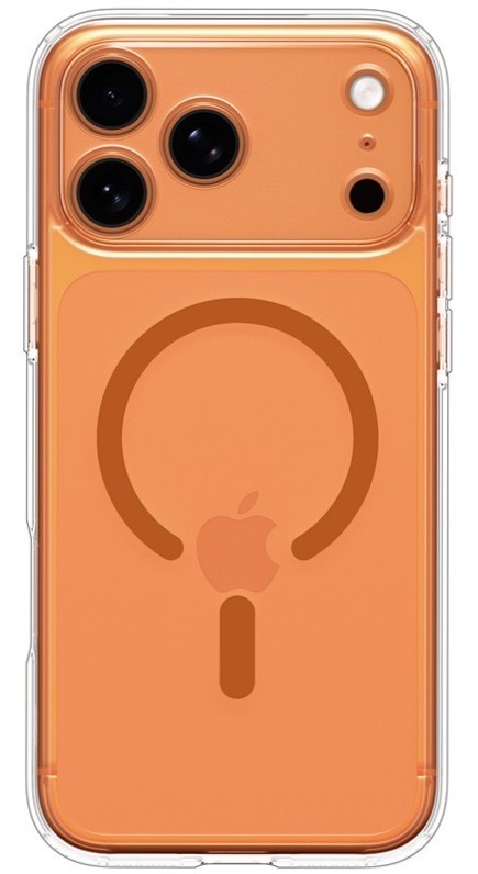 Kryt na mobil Spigen, pro Apple iPhone 17 Pro, průhledná barva