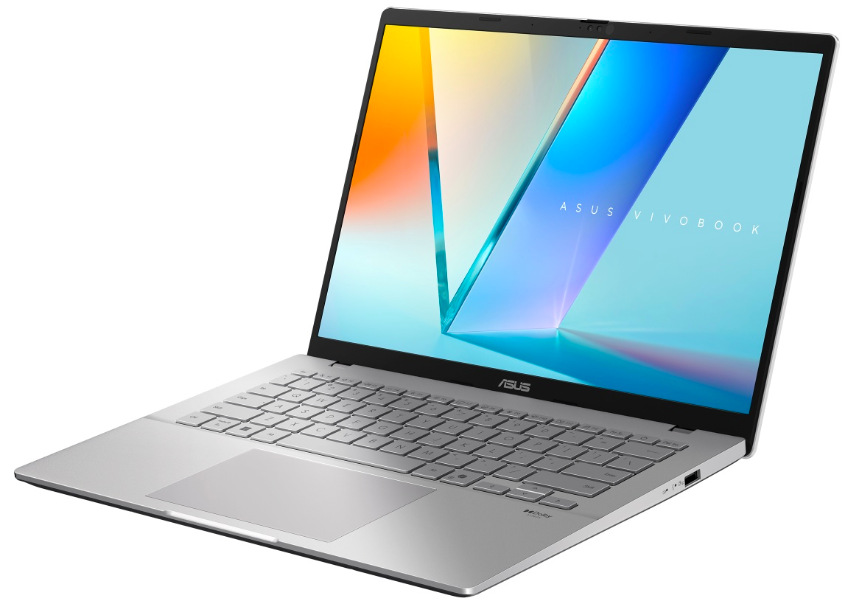 ASUS Vivobook S14 M3407GA-OLED013W s viditelným USB portem na pravém boku
