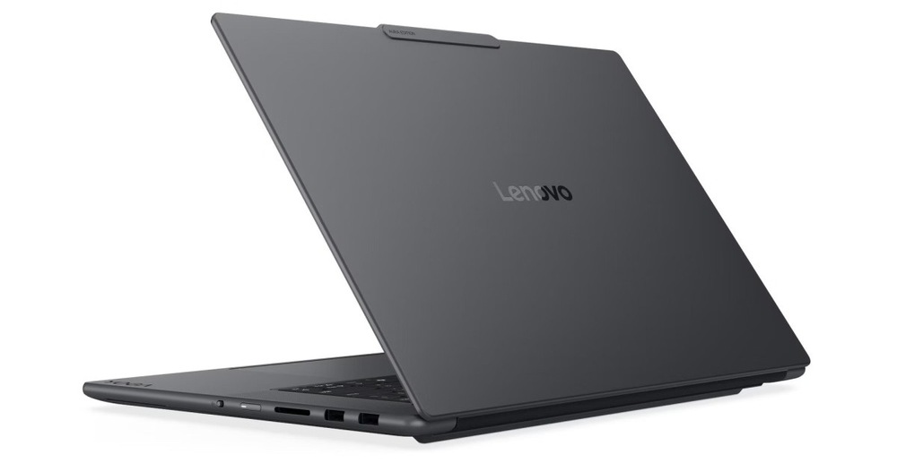 Pootevřený notebook Lenovo Yoga Pro 9 16IPH11 zezadu