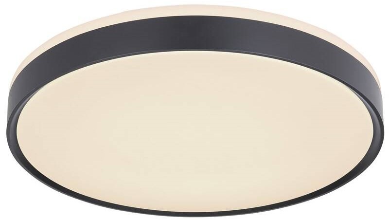 Stropní svítidlo GLOBO Sonny, 49 cm, LED, 24W černé