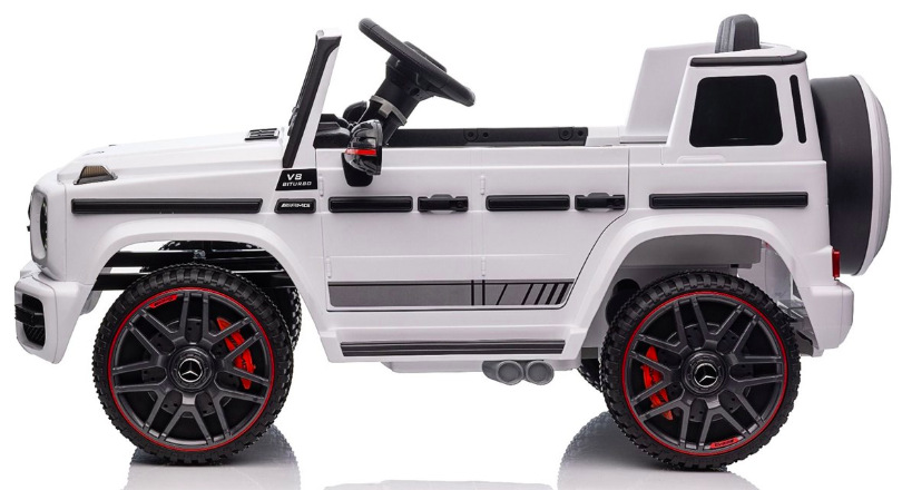 Elektrické auto Beneo Mercedes G, bílé