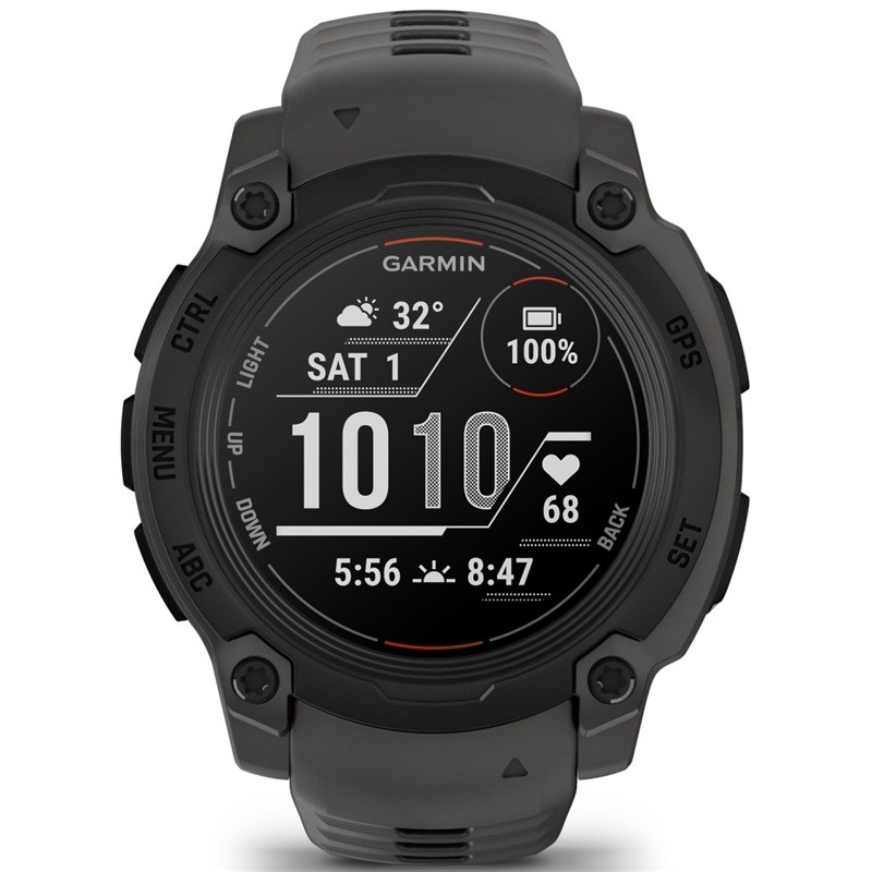 Chytré hodinky Garmin Instinct E - 40 mm - Black / Charcoal Band černý