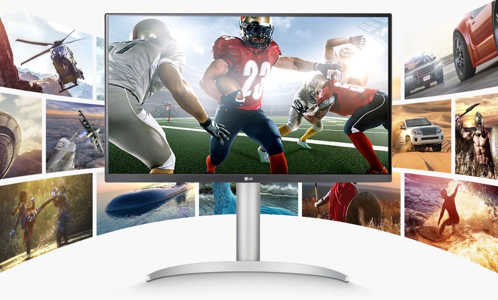 Lifestylové foto Monitoru LG 27UP850K-W