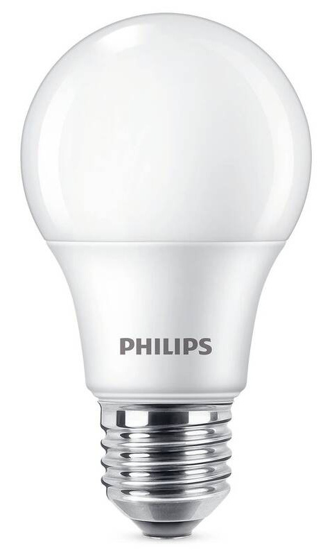 Žárovka LED Philips klasik, 8W, E27, chladná denní, 3ks