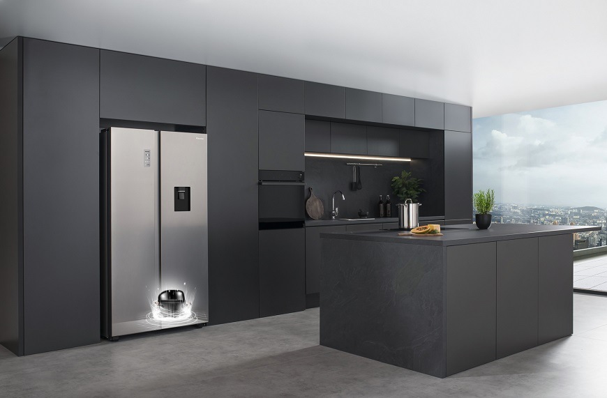 Americká lednice Hisense RS711N4WCD šedá Americká lednice Hisense RS711N4WCD, šedá, Invertorový kompresor