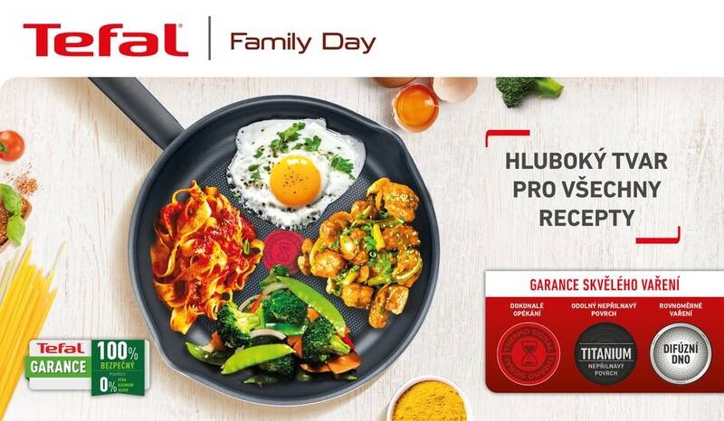 Pánev WOK Tefal Family Day B5661953, 28 cm