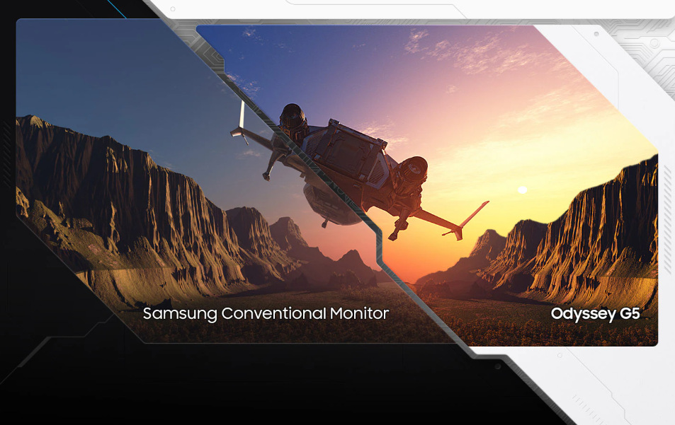 Herní monitor Samsung Odyssey G5 G55C černý Herní monitor Samsung Odyssey G5 G55C černý