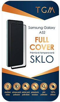 Tvrzené sklo TGM Full Cover na Samsung Galaxy A52/A52 5G/A52s 5G černé