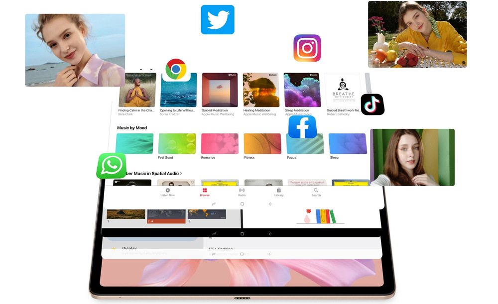 Dotykový tablet Doogee T20 LTE 8 GB / 256 GB + obal fialový