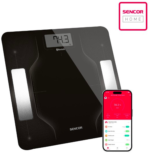 Osobní váha Sencor SBS 8002BK Osobní váha Sencor SBS 8002BK