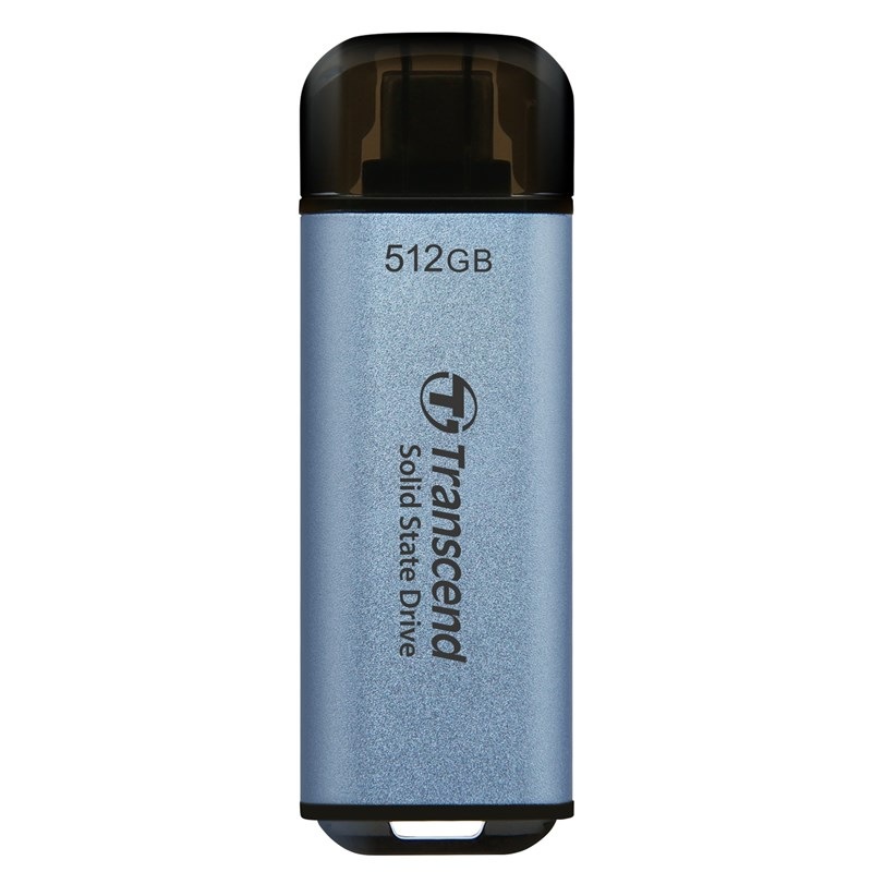 SSD externí Transcend ESD300C 512GB modrý