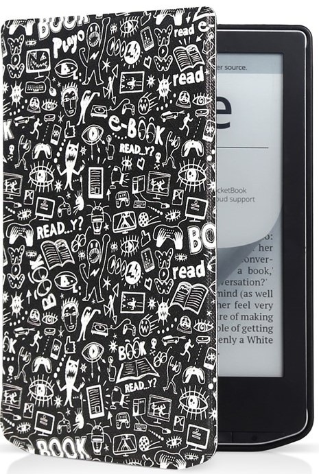 Pouzdro pro čtečku e-knih Connect IT Doodle na PocketBook 629/634 - černé