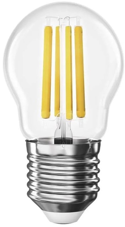 Žárovka LED EMOS Filament mini globe, 5,9W, 806lm, E27, teplá bílá