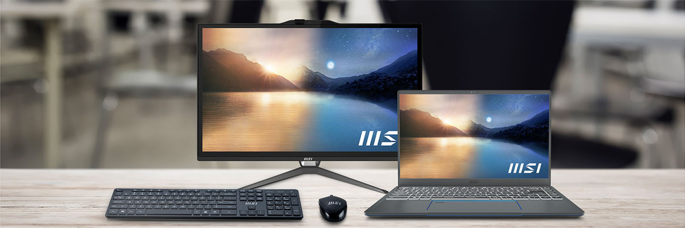 Počítač All In One MSI PRO AP222T 13M-446XEU černý MSI PRO AP222T 13M-446XEU, černá