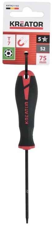 Šroubovák Kreator KRTH21102 TORX T7×75 s délkou stopky 75 mm