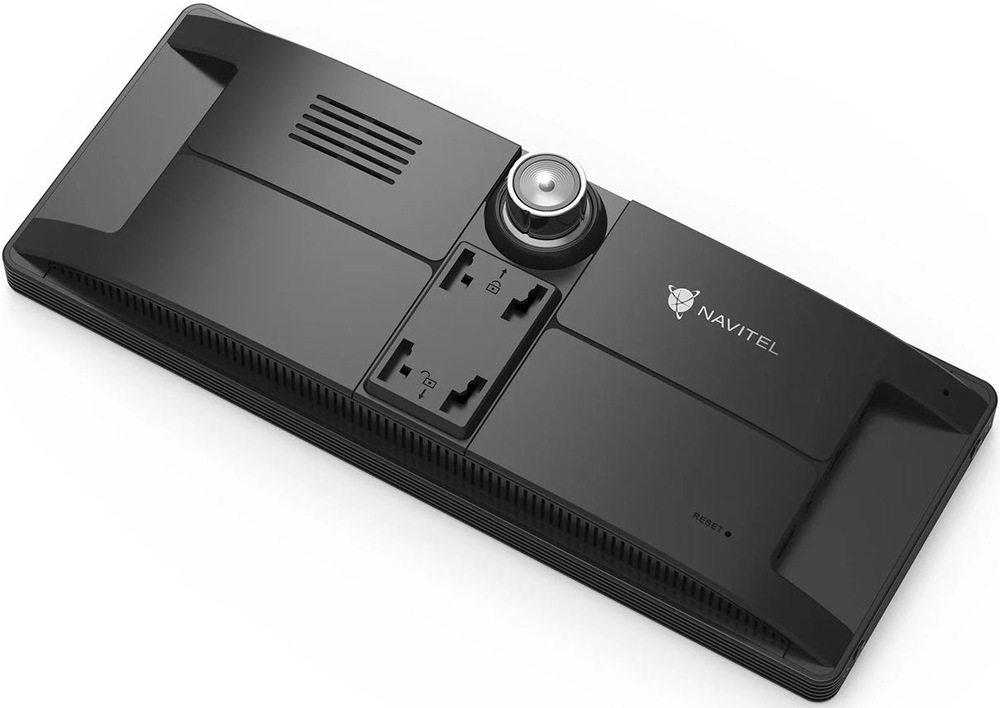 Displej do auta NAVITEL DS1020 DVR s obrazovkou rozhraní Apple CarPlay a vysunutým držákem