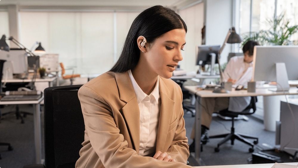 Sluchátka Shokz OpenFit černá Sluchátka Shokz OpenFit černá