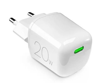 Nabíječka do sítě Puro MiniPro USB-C, GaN, 20 W bílá