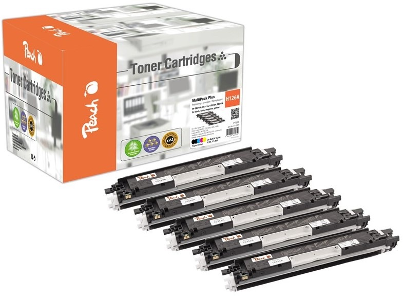 Toner Peach HP 126A, Multi-Pack Plus, 2x 1200/3x1000 - CMY 2xBK
