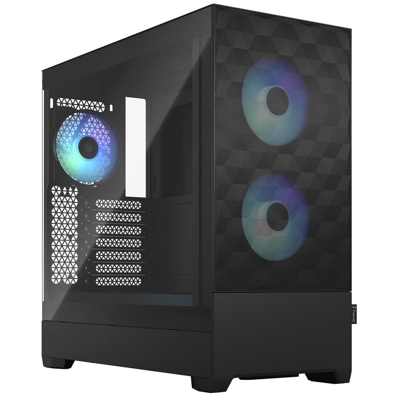 Case FRACTAL DESIGN Pop Air RGB Tempered Glass Clear Tint černá
