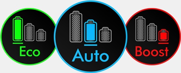 Tyčový vysavač Dyson V12s Detect Slim Submarine + sada pro detailní úklid stříbrný Detail režimů provozu, jimiž disponuj Dyson V12s Detect Slim Submarine