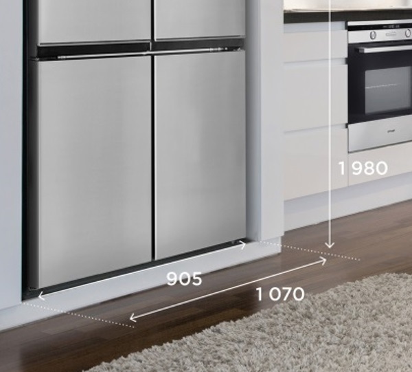 Americká lednice Concept LA8990SS nerez Americká lednice Concept LA8990SS nerez