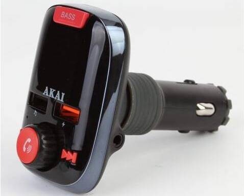 FM Transmitter AKAI FMT-74BT černý FM Transmitter AKAI FMT-74BT černý