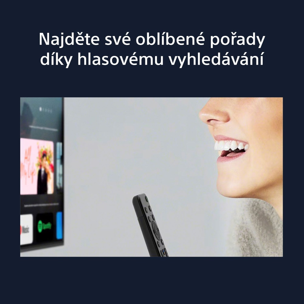 Televize Sony XR-55A75K OLED Televize Sony XR-55A75K hlasové vyhledávání