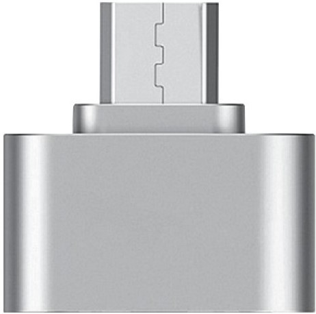 Redukce WG USB 2.0/Micro USB - stříbrná