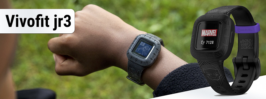 Fitness náramek Garmin vívofit junior3 modrý Garmin vívofit junior3