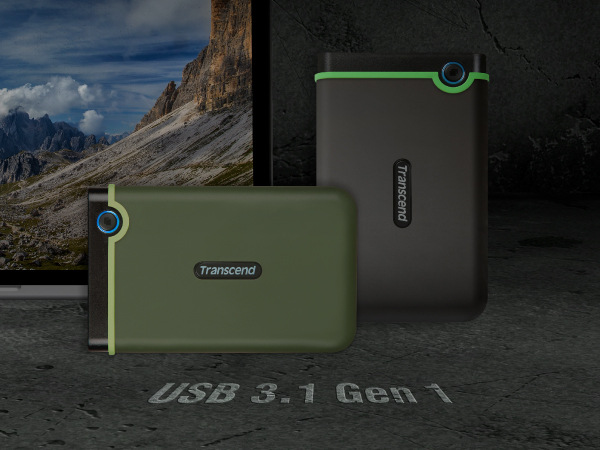 Externí pevný disk 2,5" Transcend StoreJet 25M3G 1TB, USB 3.0 (3.1 Gen 1) zelený Externí pevný disk 2,5" Transcend StoreJet 25M3G 1TB, USB 3.0 (3.1 Gen 1) zelený