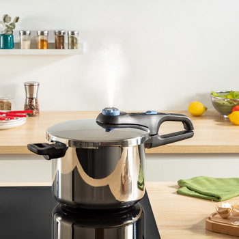 Tlakový hrnec Tefal Secure Trendy P2584401, 8 l nerez