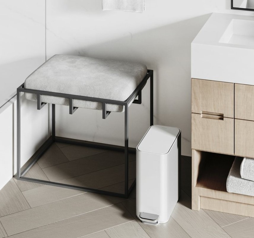 Odpadkový koš Simplehuman CW2102, 5 l bílý Odpadkový koš Simplehuman CW2102, 5 l bílý