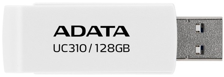 ADATA Flash Disk 128GB UC310, USB 3.2, bílá