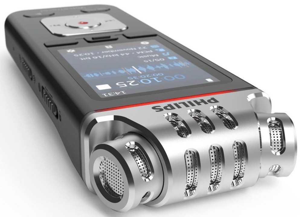Diktafon Philips DVT6115 černý/stříbrný