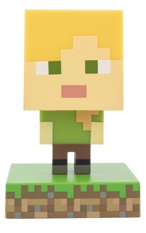 Dekorativní LED Paladone Minecraft - Alex žlutá/zelená