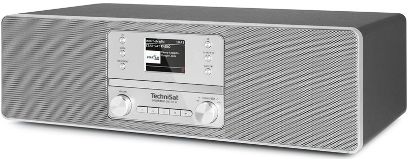 TechniSat DIGITRADIO 380 CD IR, stříbrná