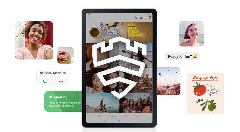 Dotykový tablet Samsung Galaxy Tab S6 Lite LTE modrý