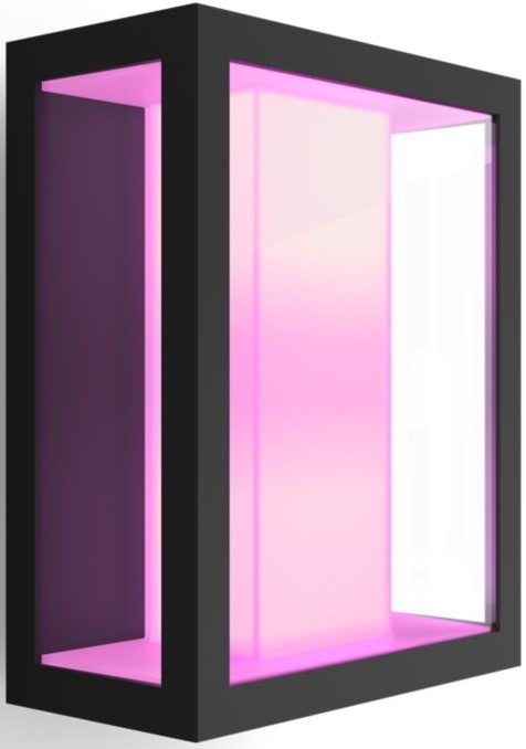 Nástěnné svítidlo Philips Hue Impress White and Color Ambiance, nástěnné čtvercové černé