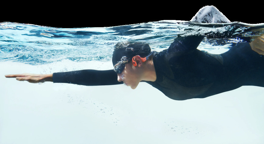 Sluchátka Shokz OpenSwim Pro červená Shokz OpenSwim Pro, červená