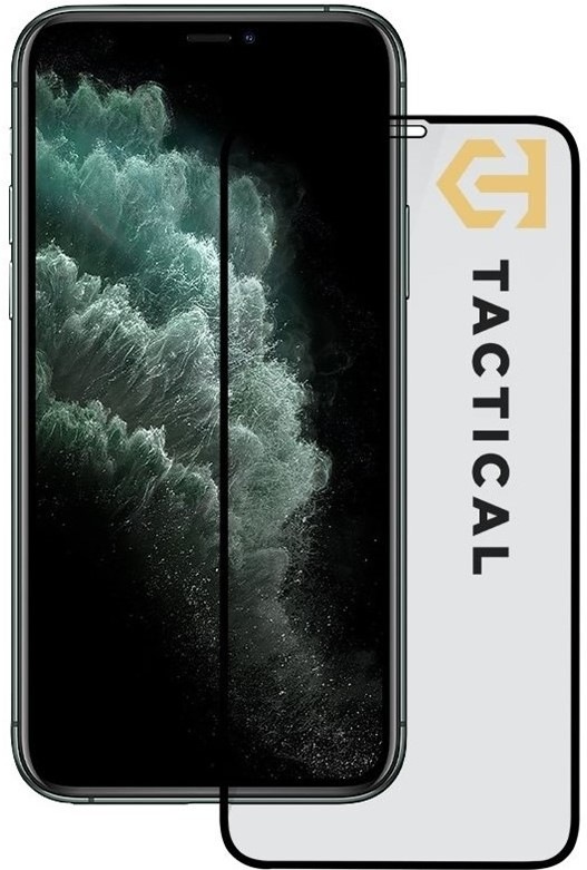 Tvrzené sklo Tactical Shield 5D na Apple iPhone 11 Pro/ XS/ X - černé