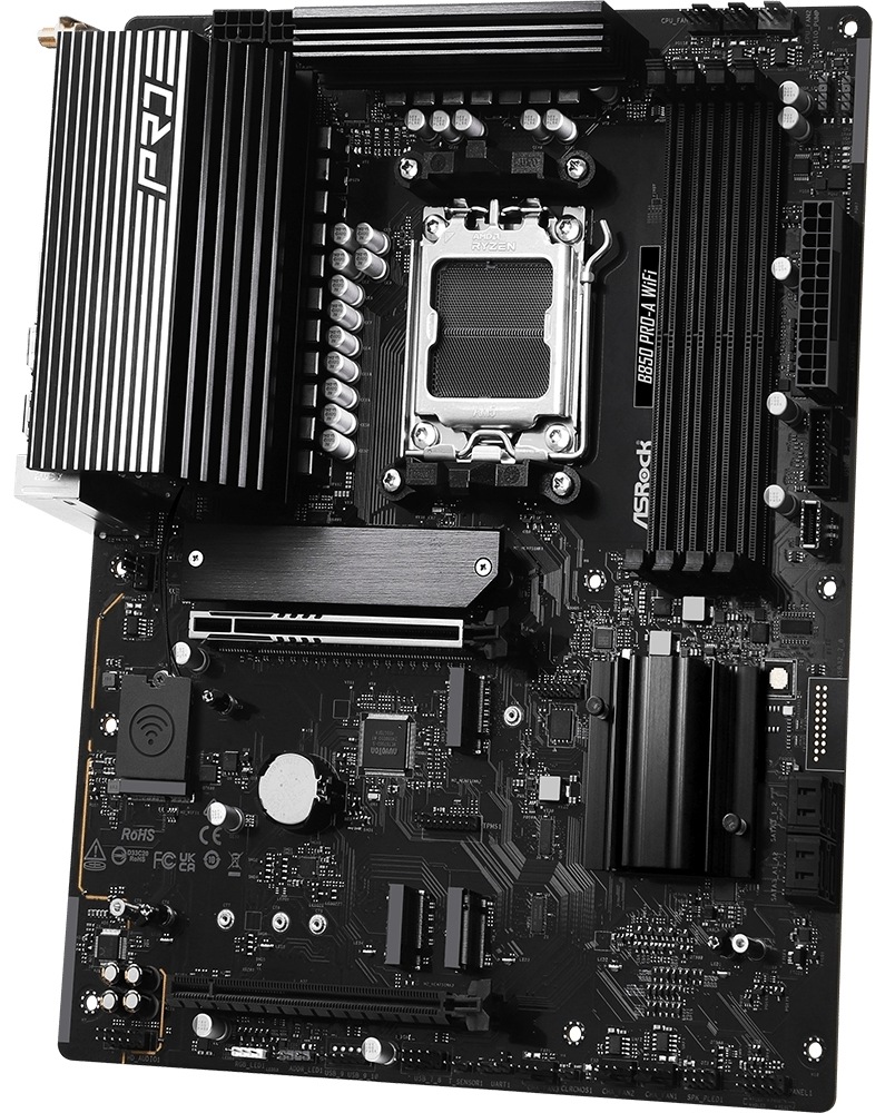 Základní deska ASRock B850 Pro-A WiF Základní deska ASRock B850 Pro-A WiFi AMD AM5, ATX, černá barva
