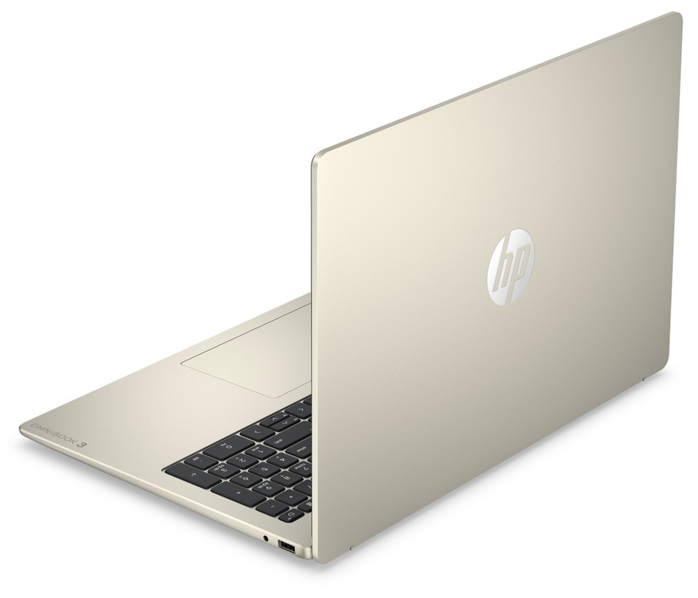 Notebook HP OmniBook 3 PC 16-bu0000ncx + Game Pass předplatné na 2 měsíce zlatý Notebook HP OmniBook 3 PC nabízí širokou škálu portů pro připojení všech vašich zařízení