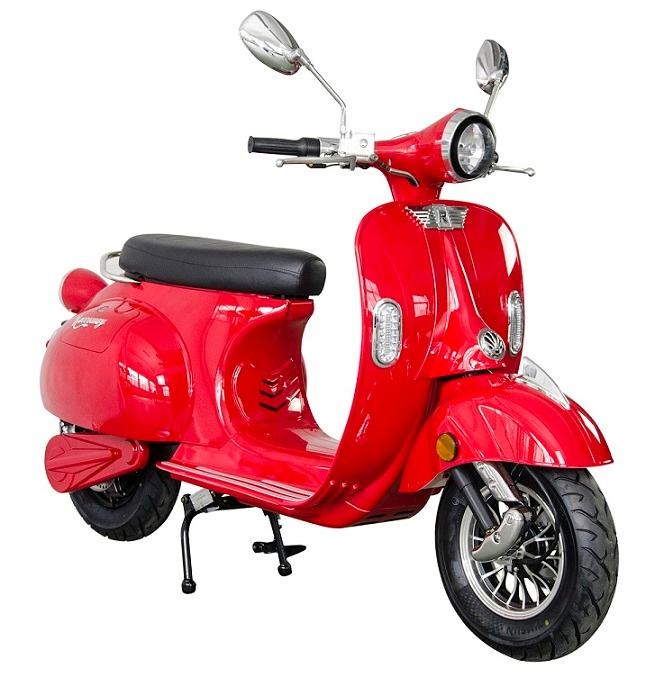 Elektroskútr RACCEWAY Century, 20 Ah červený