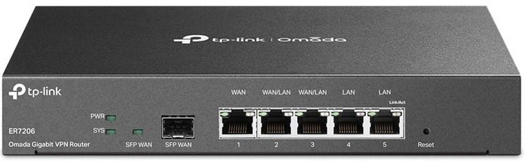Router TP-Link TL-ER7206 VPN Omada SDN šedý
